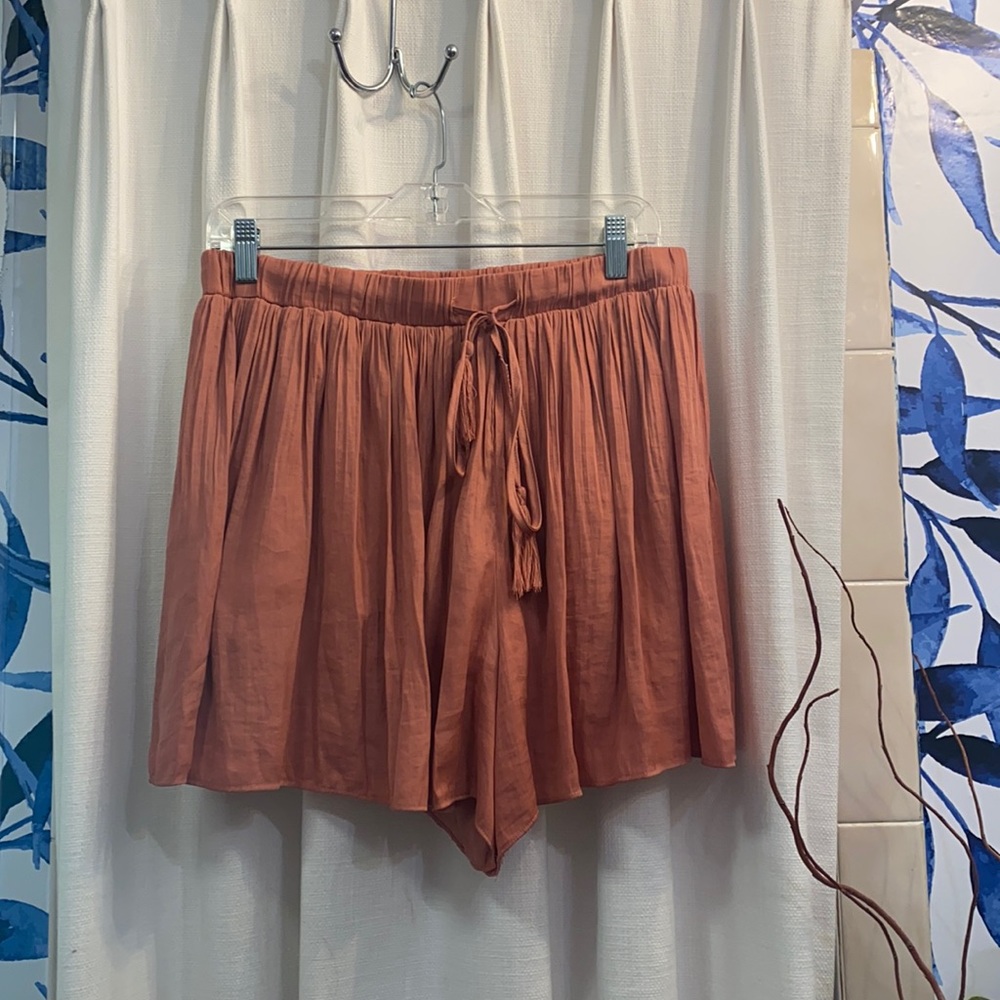 NWOT Summer Silky Boho Women’s High Waisted Lounge Shorts Size Large